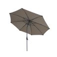 Capri Outdoor Parasol - 3.5cm - Round - Clay Beige