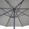 Capri Outdoor Parasol - 3.5cm - Round - Clay Beige