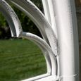 Garden Mirror - Arch - Distressed White Metal - Garden
