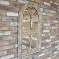 Wall Mirror - Arch - Rustic Wood