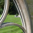 Garden Mirror - Arch - White Metal - Garden