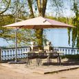 Baza Hanging Parasol - Sand - Metal - 295cm x 295cm