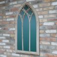 Garden Mirror - Beige Metal - Arch Style