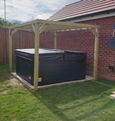 Traditional Timber Wood Garden Pergola