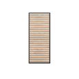Outdoor Pergola Louvre Panel - 218cm - Wood and Aluminium