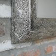 Wall Mirror - Rectangular - Silver Metal