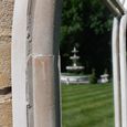 Garden Mirror - White Metal - Garden