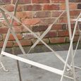 Padstow Bistro Set - 2 Seater - 60cm - Round - Champagne Metal