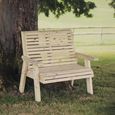 Churnet Valley Ergonomic Redwood 2 Seater Garden Bench