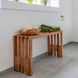 Benidorm Garden Bench - Small - Natural - Teak Wood