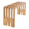 Benidorm Garden Bench - Small - Natural - Teak Wood