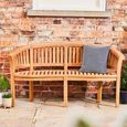 Crummock Outdoor Teak Bench 3 Seater 160cm
