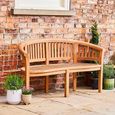 Crummock Outdoor Teak Bench 3 Seater 160cm