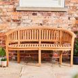 Crummock Outdoor Teak Bench 3 Seater 160cm