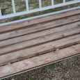 Garden Bench - Lincoln - Antique Grey and Fir Wood