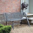 Richmond Outdoor Bench Carbon