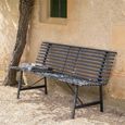 Richmond Outdoor Bench Carbon