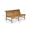 Station Outdoor Bench Double Natural
