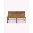 Station Outdoor Bench Double Natural