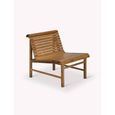 Station Outdoor Bench Single Natural
