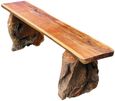 Teak Root Bench