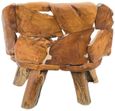 Teak Root Branch Bench - Medium - with Back