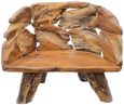 Teak Root Branch Bench - Medium - with Back
