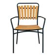 Cleveland Garden Dining Chair - Set of 4 - Natural Teak Wood