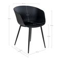Roda Garden Dining Chair - Set of 2 - Black