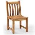 Redcliffe Garden Dining Chair - Broadfield - Side - Acacia Wood