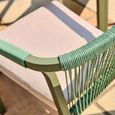 Genoa Garden Dining Chair - Olive Green