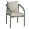 Genoa Garden Dining Chair - Olive Green