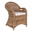 Larisa Garden Dining Armchair - Set of 2 - Rattan