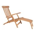 Arrecife Garden Deck Chair - Natural - Teak Wood