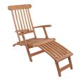 Arrecife Garden Deck Chair - Natural - Teak Wood