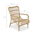 Corston Outdoor Lounge Chair Natural
