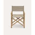 Hayle Outdoor Directors Chair Natural