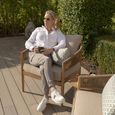 Porto Garden Lounge Chair - Sandstone