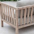 Porthallow Outdoor Armchairs Set of 2 Natural Acacia Wood