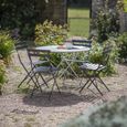 Rive Outdoor Droite Bistro Chairs Set of 2 Carbon