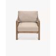 Sandridge Outdoor Armchair Natural Acacia Wood