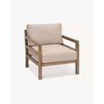 Sandridge Outdoor Armchair Natural Acacia Wood
