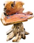 Teak Root Chair - Solid Trunk Leg