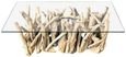 Driftwood Root & Glass Coffee Table - Large