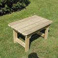 Churnet Valley Timber Wood Garden Coffee Table