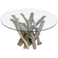 Clearance - Driftwood Coffee Table - Round - Root & Glass - FSS16484