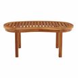 Crummock Outdoor Teak Coffee Table - 120cm x 60cm