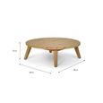 Durley Outdoor Coffee Table Large Natural