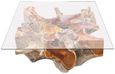 Lombok Root & Glass Coffee Table - Square