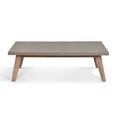 Lynton Outdoor Coffee Table Grey Faux Concreate